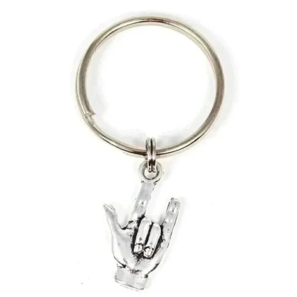 I Love You Sign Language Keychain